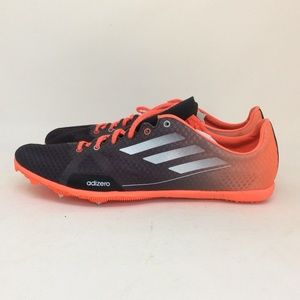 ☎ NEW Adidas Mens Sz 12.5 Spikes Orange Black
